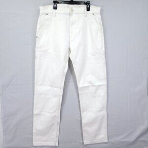 Kith Carpenter Jean Mens Size 32X30 Straight -Leg Designer White Denim
